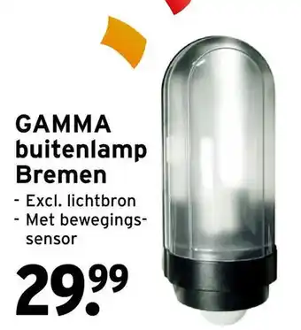 GAMMA gamma buitenlamp bremen aanbieding