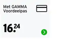 GAMMA Met GAMMA Voordeelpas aanbieding