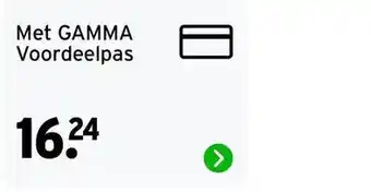 GAMMA Met GAMMA Voordeelpas aanbieding