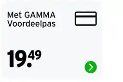 GAMMA Gamma voordeelpas aanbieding