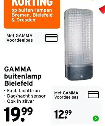 GAMMA gamma buitenlamp bielefeld aanbieding
