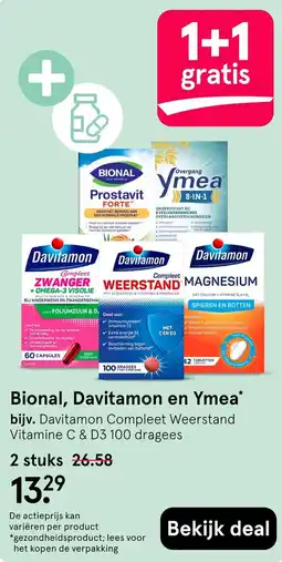 Etos Bional, Davitamon en Ymea aanbieding