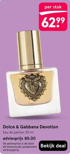 Etos Dolce & Gabbana Devotion aanbieding