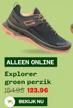 Welkoop Explorer groen perzik aanbieding