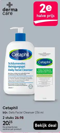 Etos Cetaphil Daily Facial Cleanser aanbieding