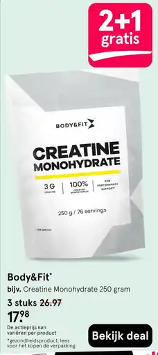 Etos Body&Fit Creatine Monohydrate aanbieding