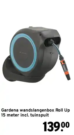 GAMMA Gardena wandslangenbox Roll Up aanbieding