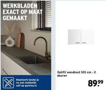 GAMMA Optifit wandkast aanbieding