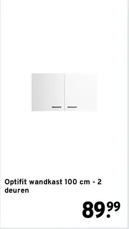 GAMMA Optifit wandkast 2 deuren aanbieding