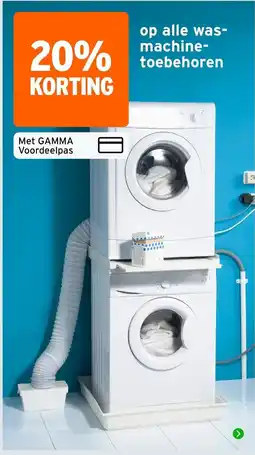GAMMA Op alle wasmachine toebehoren aanbieding