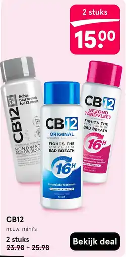 Etos CB12 mondwater aanbieding