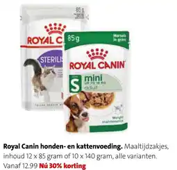 Intratuin Royal Canin honden- en kattenvoeding aanbieding