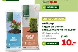 Welkoop Welkoop hagen en bomen aanplantgrond 45 liter aanbieding