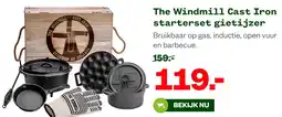 Welkoop The windmill cast iron starterset gietijzer aanbieding