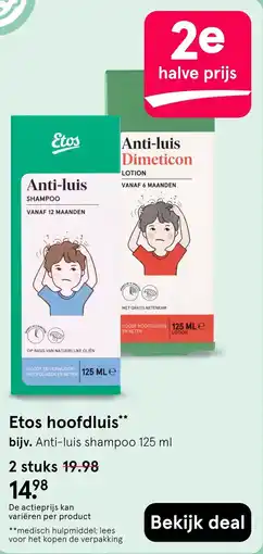 Etos Etos Anti-luis shampoo aanbieding