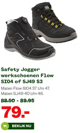 Welkoop Safety Jogger werkschoenen Flow SI04 of SJ49 S3 aanbieding