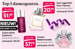 Etos Calvin Klein Euphoria aanbieding