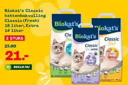 Welkoop Biokat's Classic Kattenbakvulling Classic (Fresh), Extra aanbieding