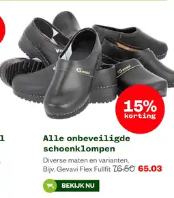 Welkoop Alle onbeveiligde schoenklompen aanbieding