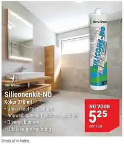 Pontmeyer Den Braven Siliconenkit-NO aanbieding
