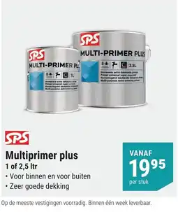 Pontmeyer sps multiprimer plus aanbieding