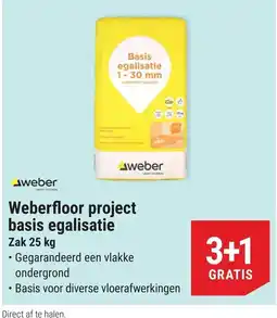 Pontmeyer weber weberfloor project basis egalisatie aanbieding