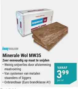 Pontmeyer knaufinsulation Minerale Wol MW35 aanbieding