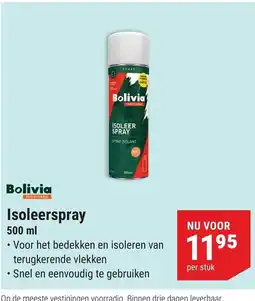 Pontmeyer Bolivia Isoleerspray aanbieding