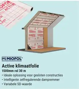 Pontmeyer MG miofol active klimaatfolie aanbieding