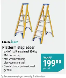 Pontmeyer Little Jumbo Platform stepladder aanbieding