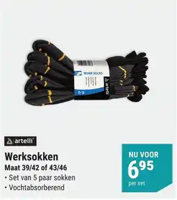 Pontmeyer artelli werksokken aanbieding
