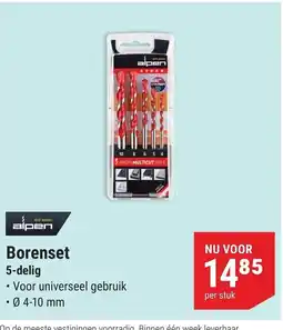 Pontmeyer alpen Borensset aanbieding