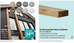 Pontmeyer JamesHardie Hardie VL plank aanbieding