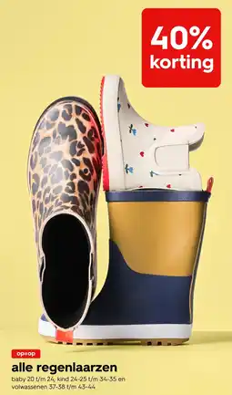 HEMA op=op alle regenlaarzen aanbieding