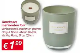 Kik Cosy & Spice Geurkaars aanbieding