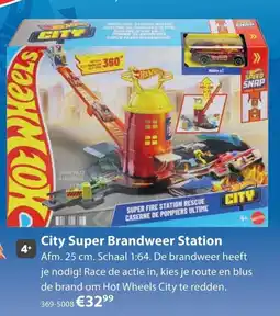Top1Toys City Super Brandweer Station aanbieding