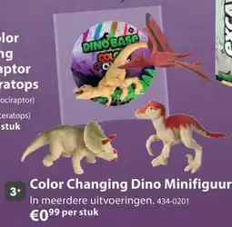 Top1Toys Color Changing Dino Minifiguur aanbieding