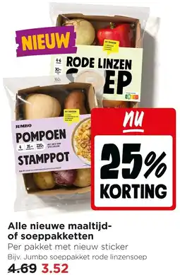 Jumbo Alle nieuwe maaltijd- of soeppakketten aanbieding