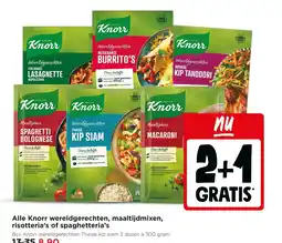 Jumbo Alle Knorr wereldgerechten, maaltijdmixen, risotteria's of spaghettierra's aanbieding