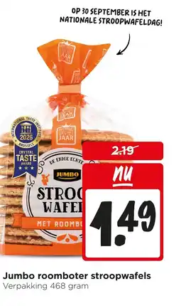 Jumbo Jumbo roomboter stroopwafels aanbieding