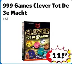 Kruidvat 999 Games Clever Tot De 3e Macht aanbieding