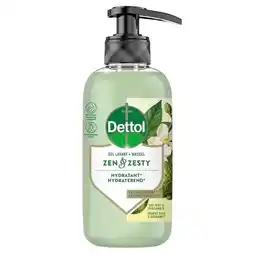 Trekpleister Dettol Zen & Zesty Groene Thee & Bergamot Wasgel aanbieding