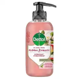 Trekpleister Dettol Floral & Fruity Vlinderbloesem & Appelextract Wasgel aanbieding