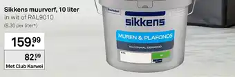 Karwei Sikkens muurverf aanbieding