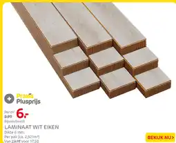 Praxis Laminaat wit eiken aanbieding