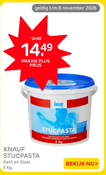 Praxis knauf stucpasta aanbieding