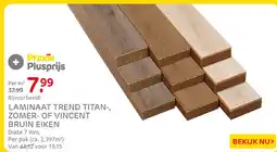Praxis Praxis laminaat trend titan, zomer of vincent bruin eiken aanbieding