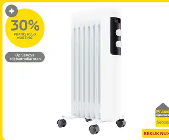 Praxis Sencys oliebadradiatoren aanbieding