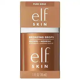 Trekpleister e.l.f. Skin Bronze + Nourish Pure Gold Bronzing Drops aanbieding