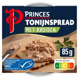 Albert Heijn Princes Tonijspread met kruiden aanbieding
